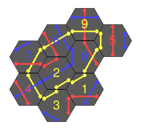 A generated loop of 9 tiles